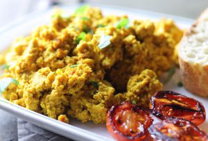 Scrambled tofu - tasty and very easy to make