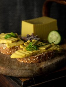 A wonderful, piquant, vegan cheese