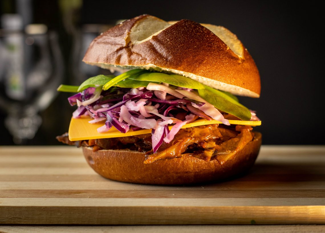 Pulled Oyster Mushroom Sandwich Dailyvegan With bread