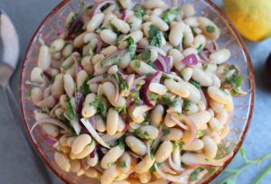 It’s elaborate tahini dressing adds a really nice flavour to the beans