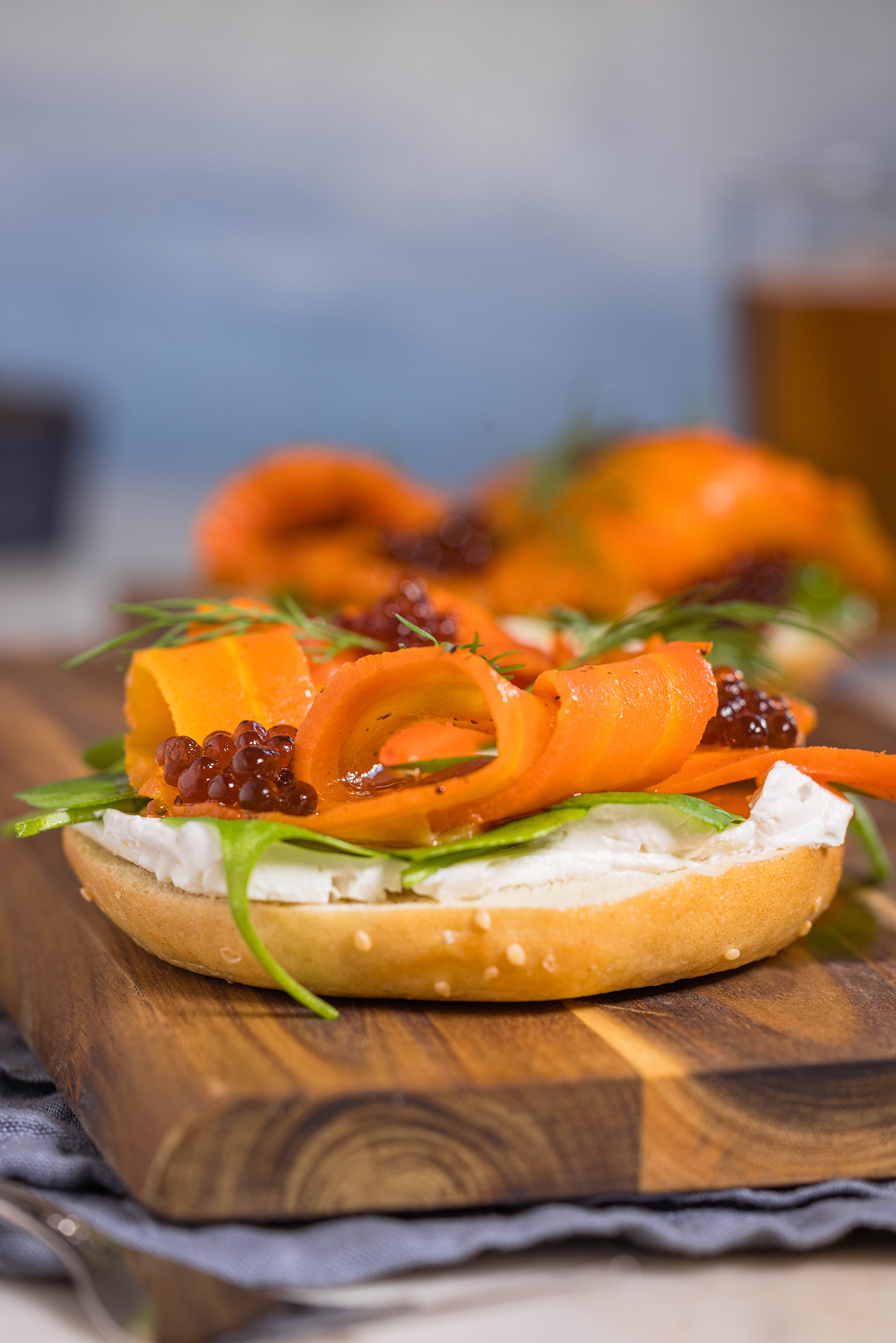 Carrot lox – the best vegan smoked salmon – refined in salt crust