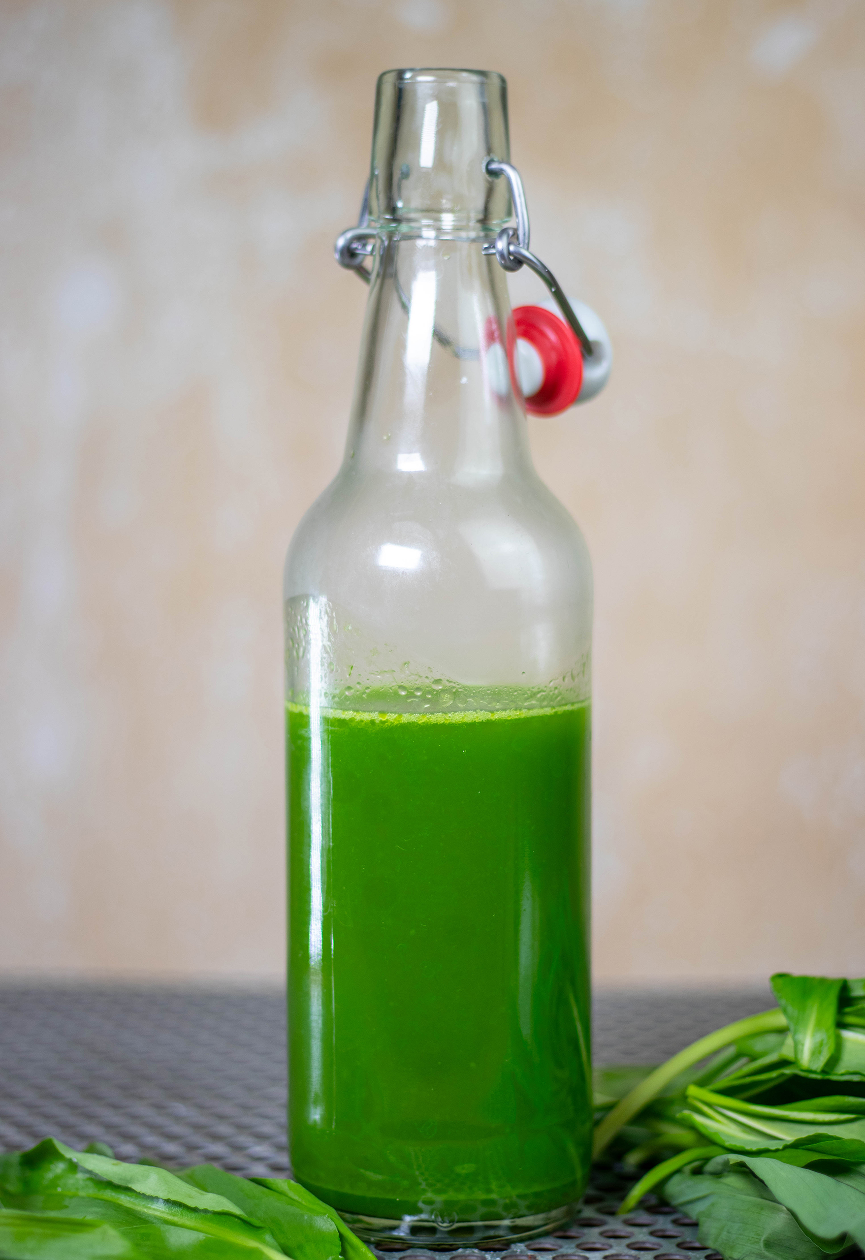 Wild garlic oil: capture the aroma of wild garlic in bright green oil